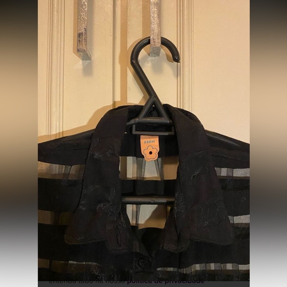 Black Sheer Striped Sleeveless Dress - Picture 3 of 5